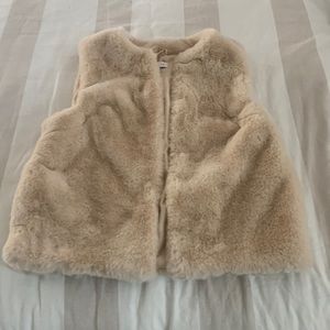 Topshop faux fur vest